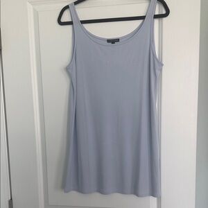 Eileen Fisher Pale Blue Scoop Neck Tank